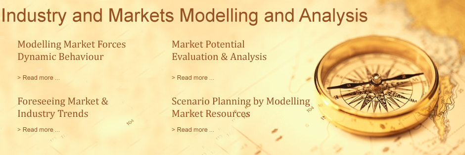 Industry and markets modelling, analysis and scenario planning